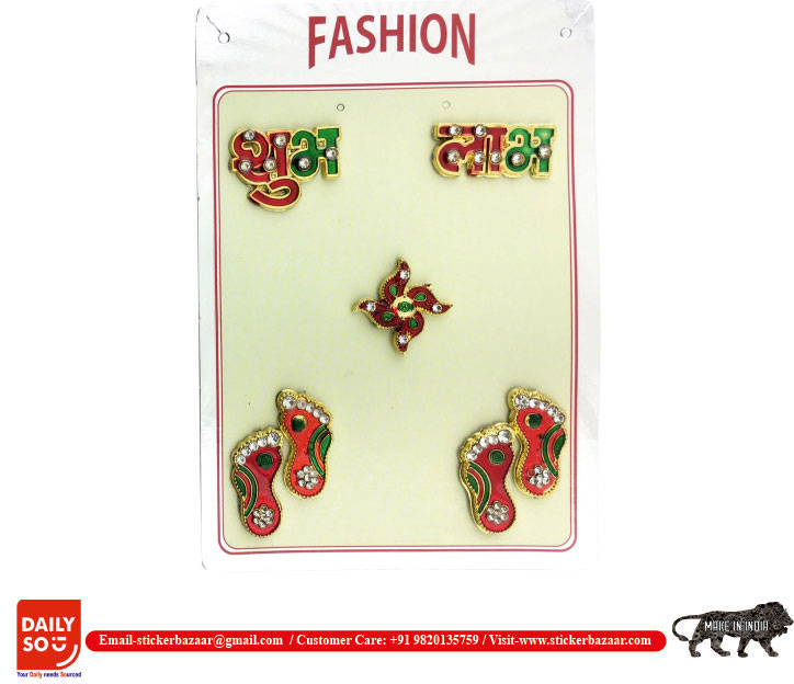 Fashion meenakari stickers