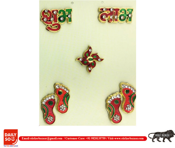 Fashion meenakari stickers
