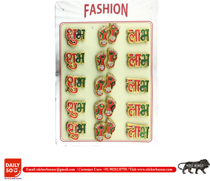 Fashion meenakari stickers