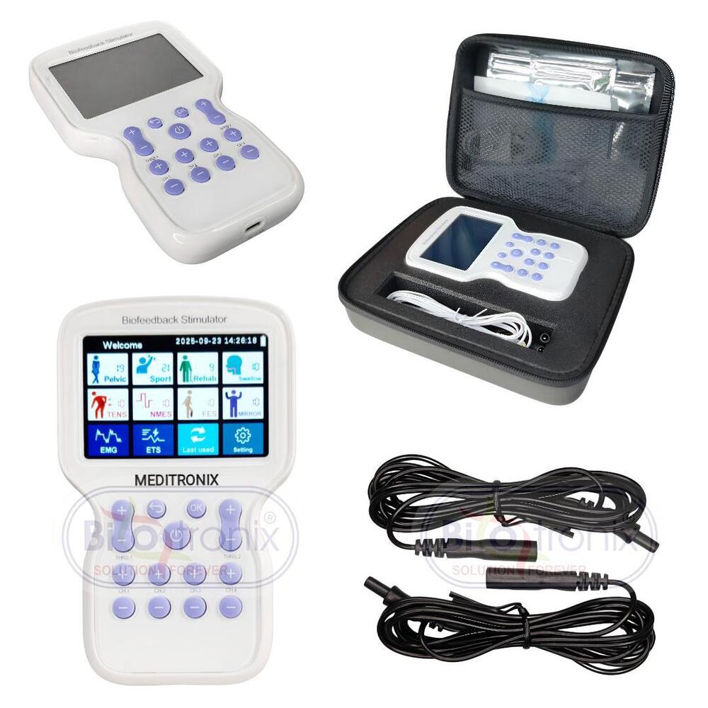 KM-580 EMG Biofeedback & Stimulation Unit for Clinical and Home Physiotherapy