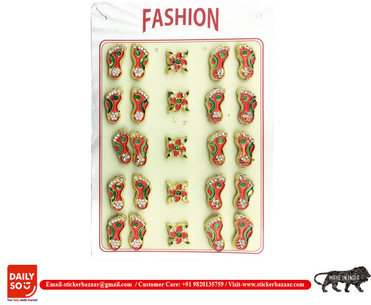 Fashion meenakari stickers