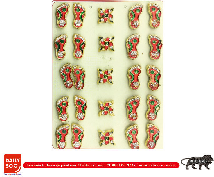 Fashion meenakari stickers