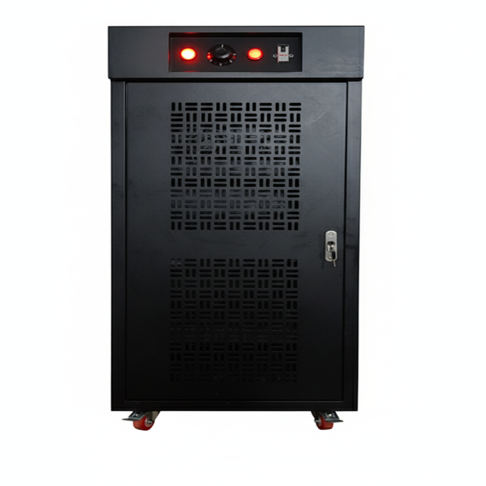 Labosys Mobile Charging Station Cart - Black - Furniture Type: Hospital Cabinet