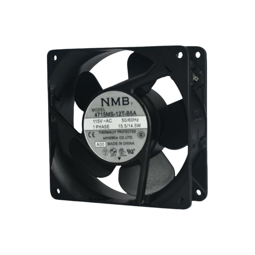 NMB MAT 4715MS-12T-B5A 115V AC 15.5/14.5W 12038 Ball Bearing Axial Flow Fan Electric Power Source