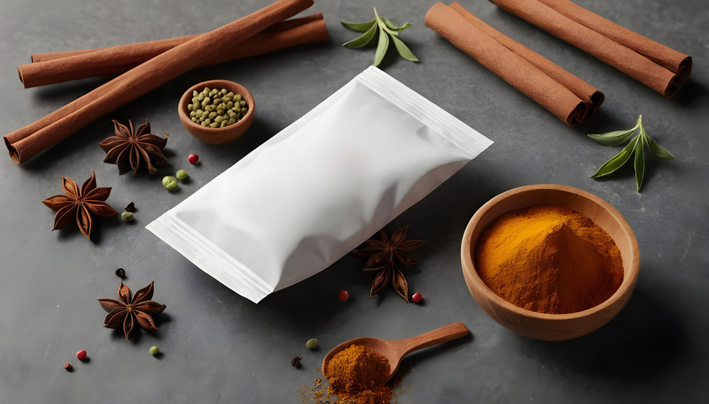 Tea Packaging Pouch - Color: Black