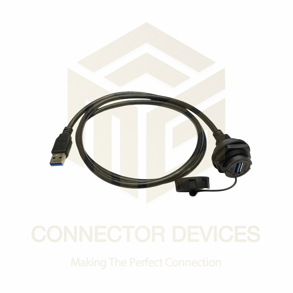 YU Series USB3.0 Female-Male IP67 Waterproof Data Connector