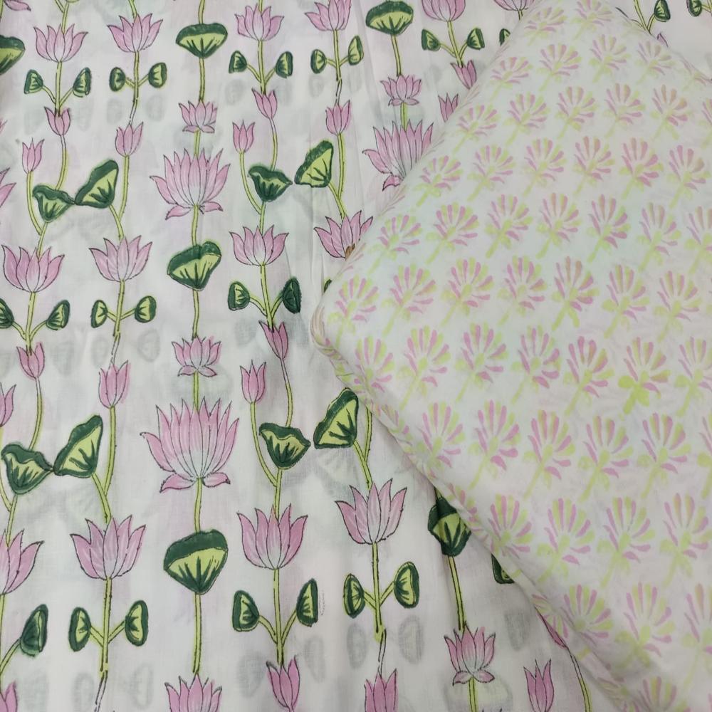 Block printed fabric