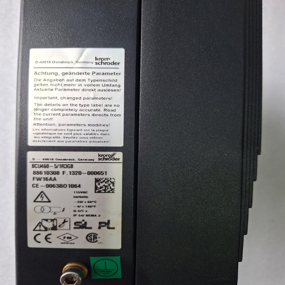 Kromschroder Bcu460-5/1r3gb Burner Control Unit Bcu460-5/1r3gb - Application: Industrial