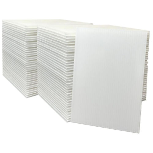 White Plastic Polypropylene Sheets - Surface: Powder Coated