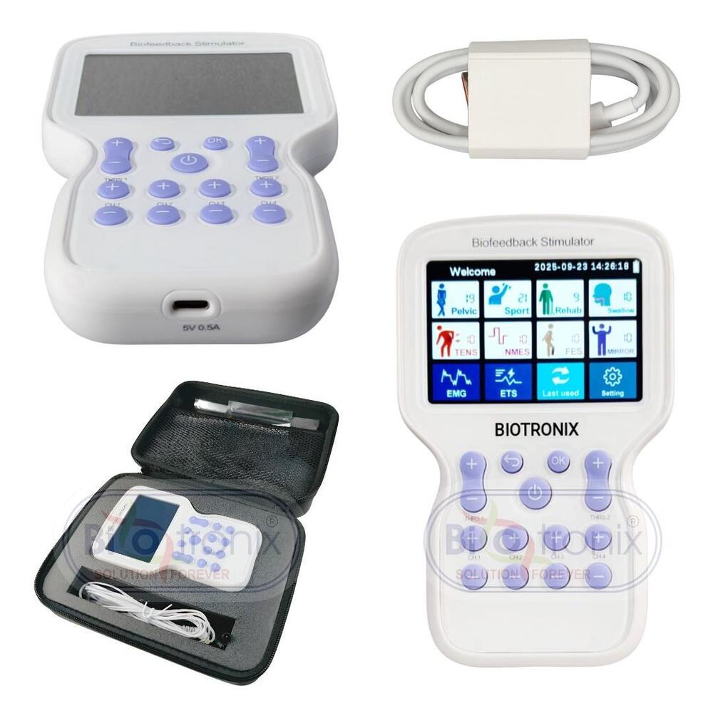 KM-580 EMG Biofeedback Stimulator for Pelvic Floor, Swallowing & Neuromuscular Therapy