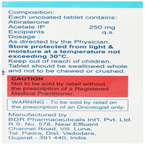 Abiracure 250 mg Tablet