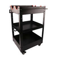 Detailing Rolling Trolley - Color: Black
