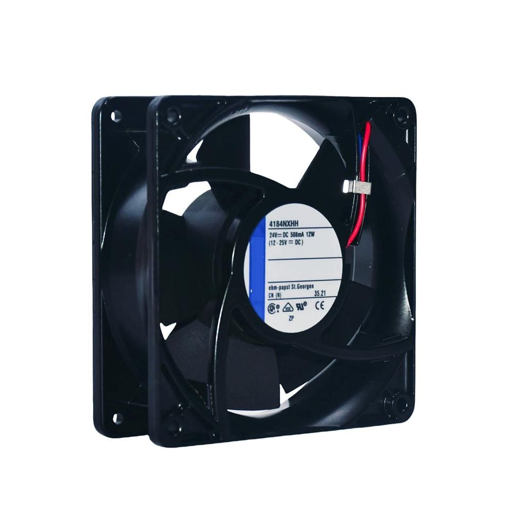 EBMPAPST 4184NXHH 24V DC 12W 12038mm Aluminum Frame 3000rpm Cooling Fan