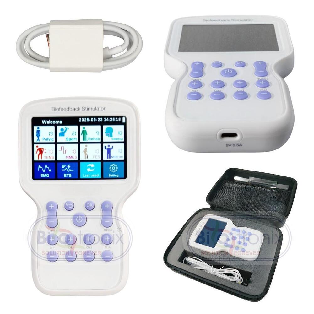 KM-580 Digital EMG Biofeedback System with PC Connectivity and Report Printing
