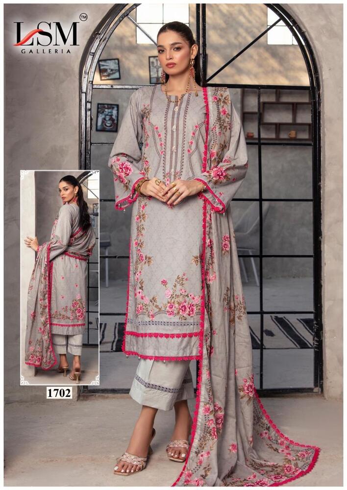 Lsm Parian Dream Vol-17 Karachi Dress material