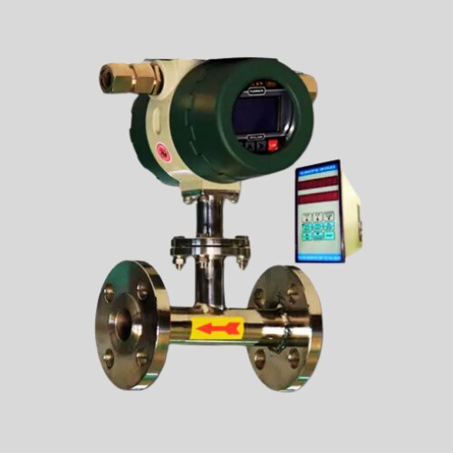 Turbine Flowmeter With Field Panel Mounted Flow Rate Indicator Totali - Accuracy: 100 %