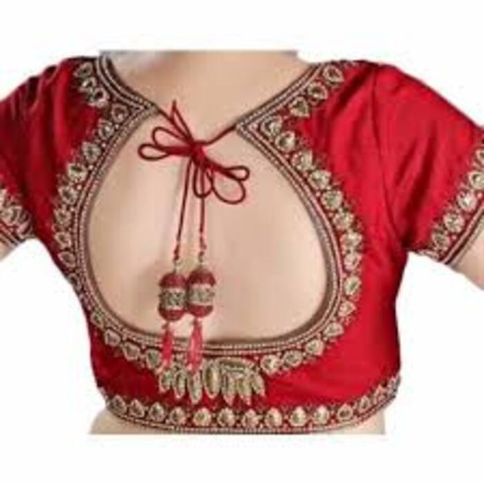 Ladies Designer Blouse - Material: Cotton