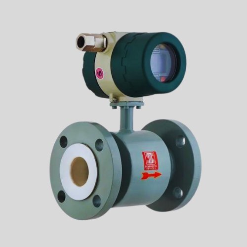 Electromagnetic Flowmeter With Field Mounted Flow Rate Indicator Totalizer - Accuracy: 100 %