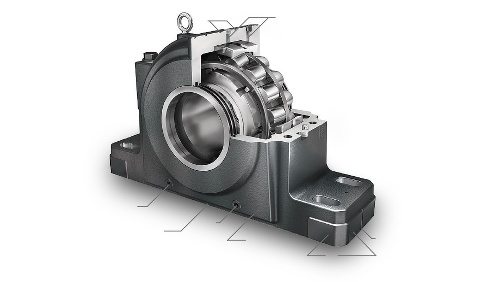 Plummer Block Housings - Color: Silver