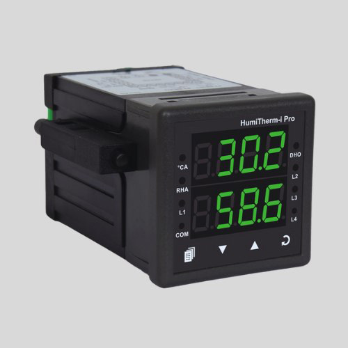 Temperature Humidity Indicator Controller - Color: Black