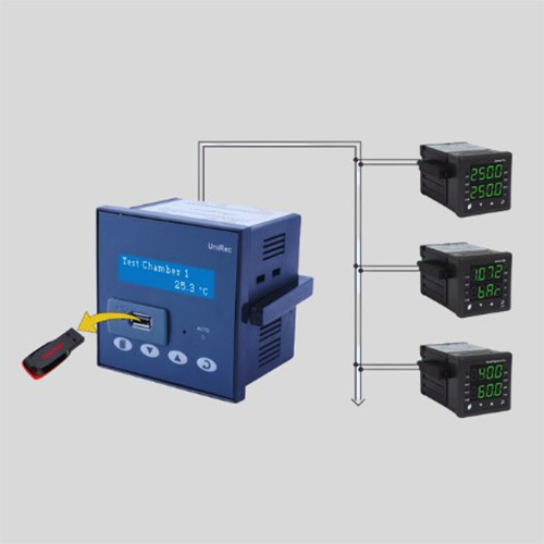 Data Logger For Indicators And Controllers With Pen Drive - Accuracy: 100 %