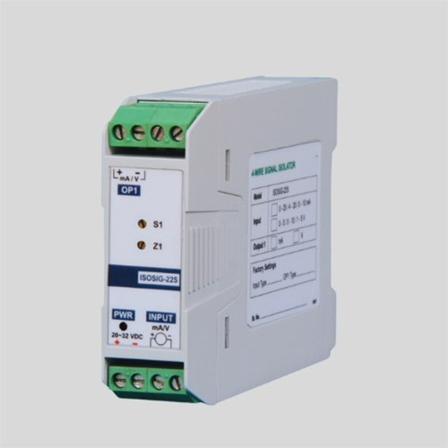 Economic 4-Wire Signal Isolator Single V M - Color: White