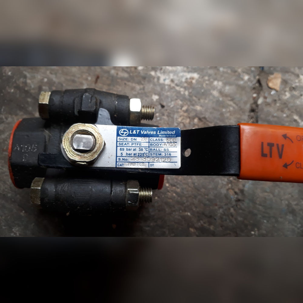 L&T Make CS Ball Valve Full Bore Class 800 Screwed End L3FBTC