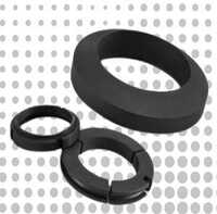 Antimony Carbon Seal Ring - Color: Silver