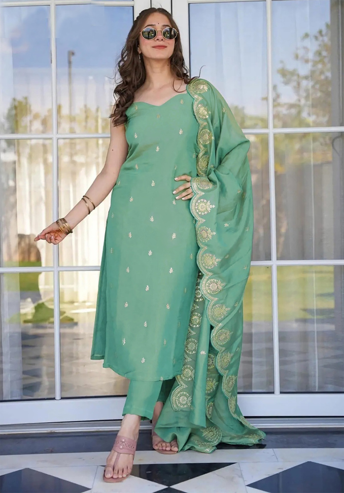 Light Green Jaspreet Suit