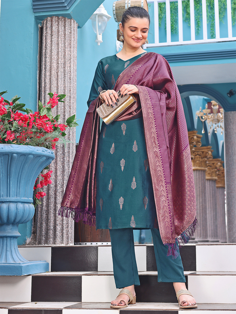 Roman Silk Kurta Set - Color: Different Available