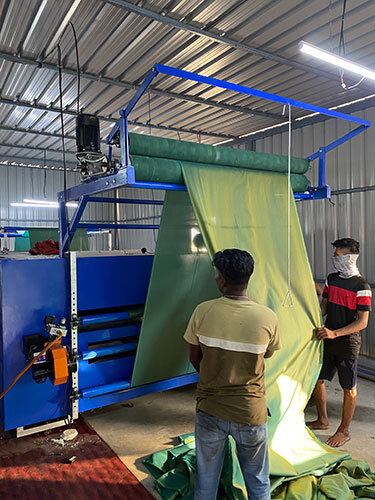 Fabric Automatic Float Dryer - Color: Blue
