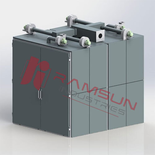 Industrial Vertical Air Circulation Paper Core Drying Oven - Color: Grey