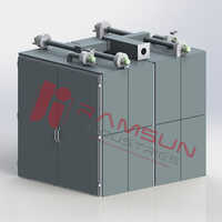 Industrial Vertical Air Circulation Paper Core Drying Oven - Color: Grey