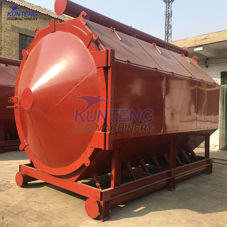 High Temperature Horizontal Coconut Shell Charcoal Making Machine Charcoal Carbonization Equipment Furnace - Feature: Automatic Feeding System