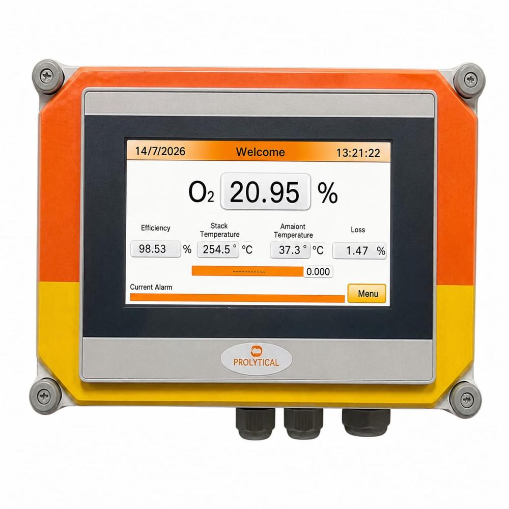 Zirconia Oxygen Analyzer - Accuracy: 0.5  %