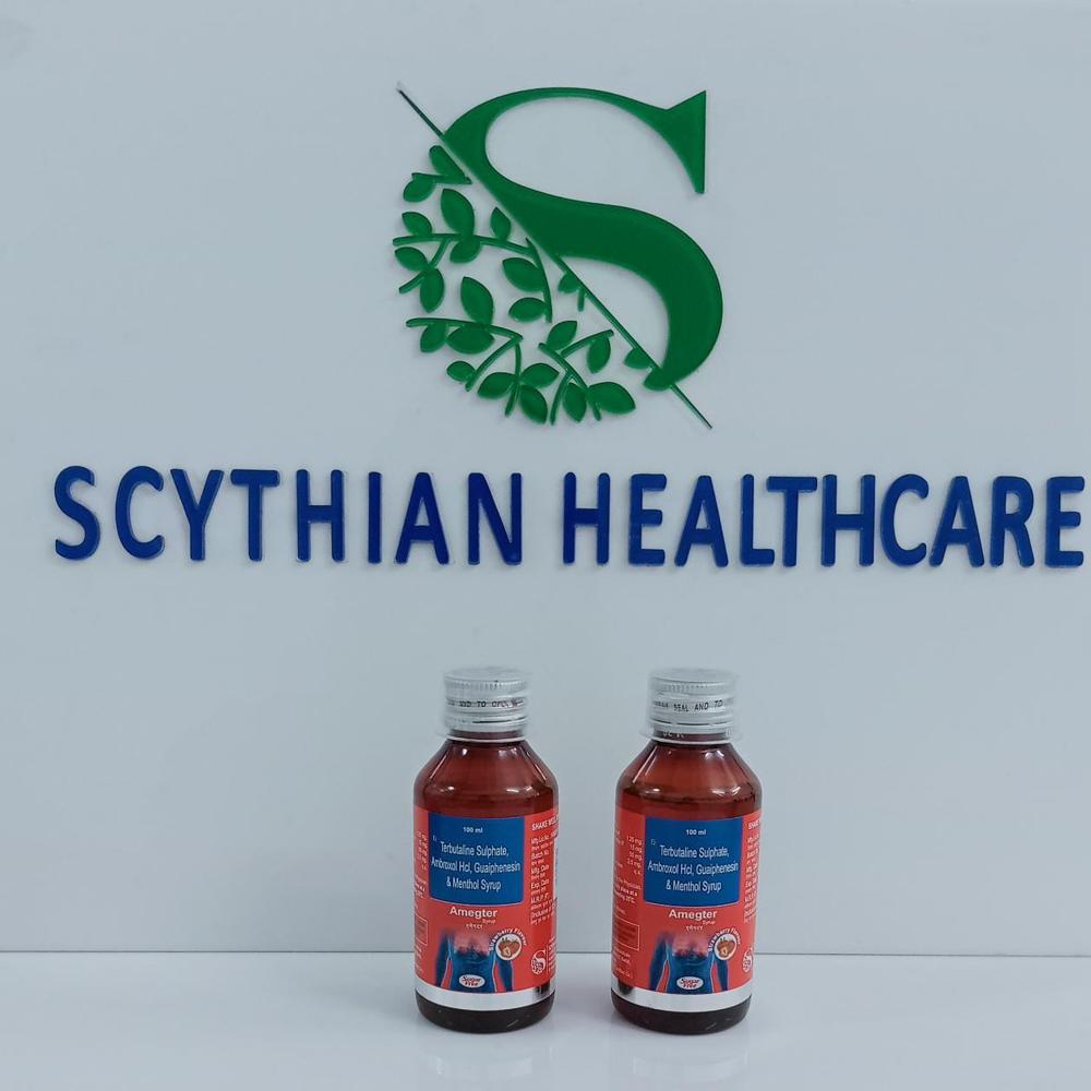TERBUTALINE SULPHATE 1.25MG +  AMBROXOL HCL 15MG +  GUAIPHENESIN 50MG + MENTHOL  2.5MG SYRUP