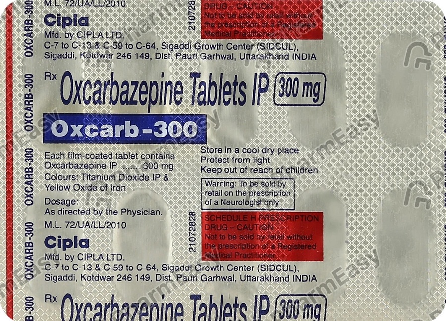 Oxcarbazepine Tablet 300 Mg