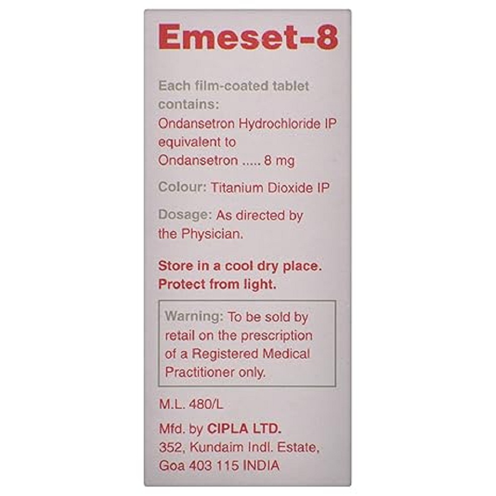 Ondansetron Tablet 8mg