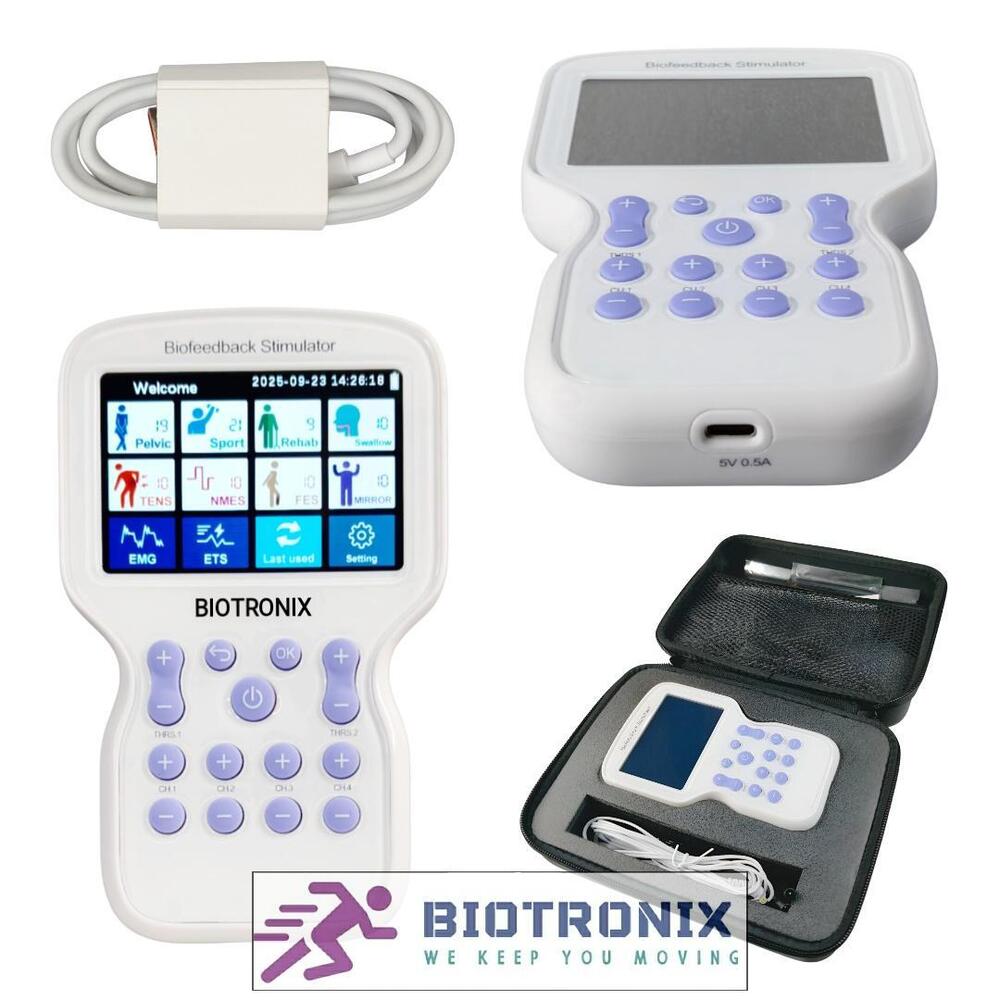 KM-580 Dual Channel EMG with ETS, NMES, and FES for Professional Physiotherapists