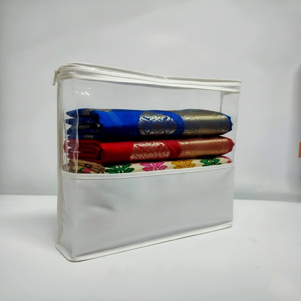 Transparent Zipper Bag - Material: Plastic