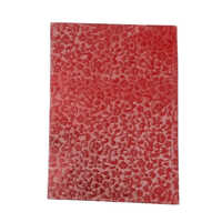 Red Printed Embossed Paper