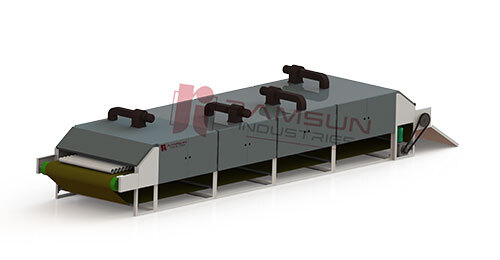 Industrial Paper Tube Conveyor Dryer
