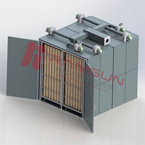Industrial Vertical Air Circulation Paper Core Drying Oven - Color: Grey