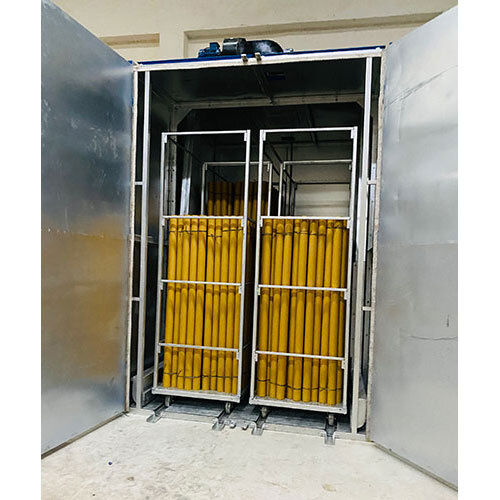 Ms Vertical Air Circulation Paper Core Drying Oven - Color: Blue