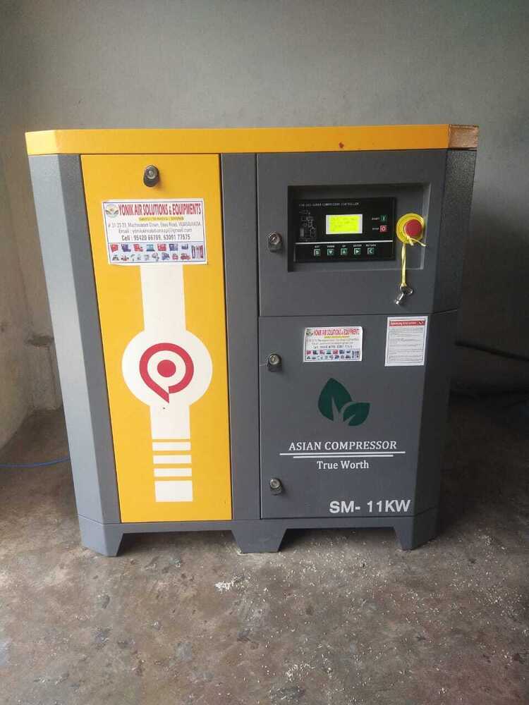 15Hp Asian Screw Compressor - Material: Mild Steel