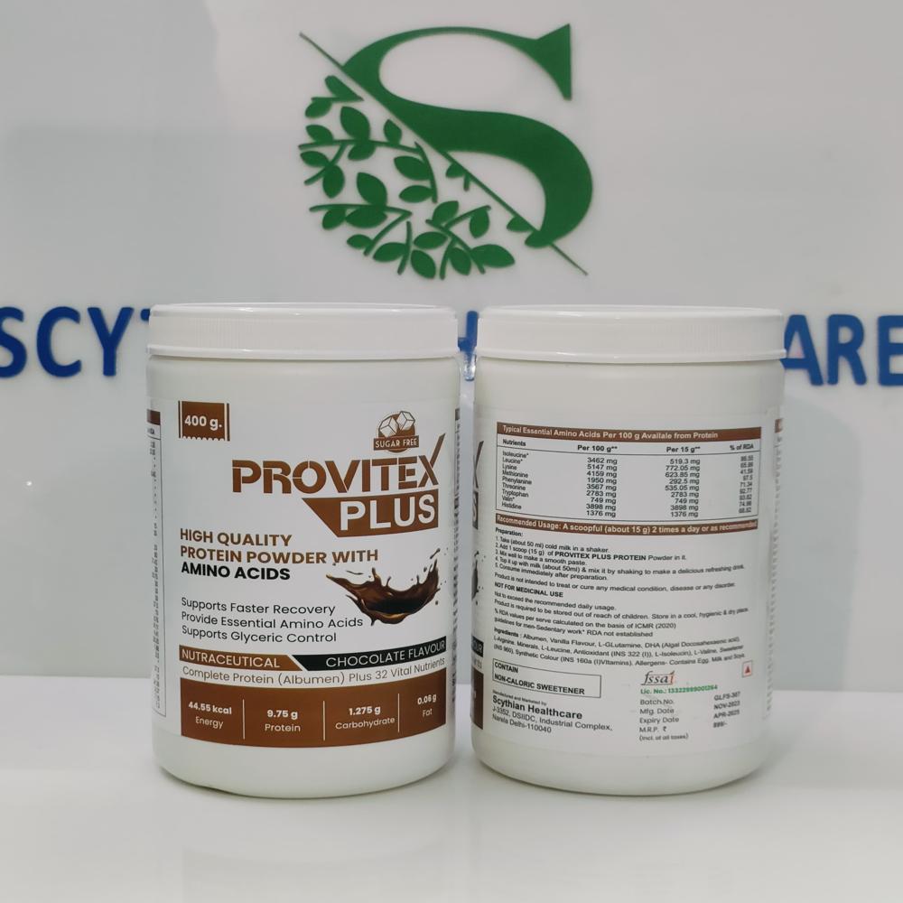 HIGH QUALITY PROTEIN POWDER  WITH AMINO  ACIDS CHOCOLATE  FLAVOUR 400GM