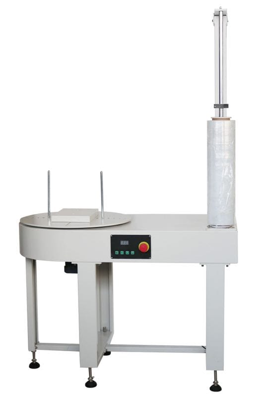 Stretch Wrapping Machine - Stainless Steel, Semi-automatic, Electric Drive, Frequency Speed Control | 5-year Warranty, Highly Efficient