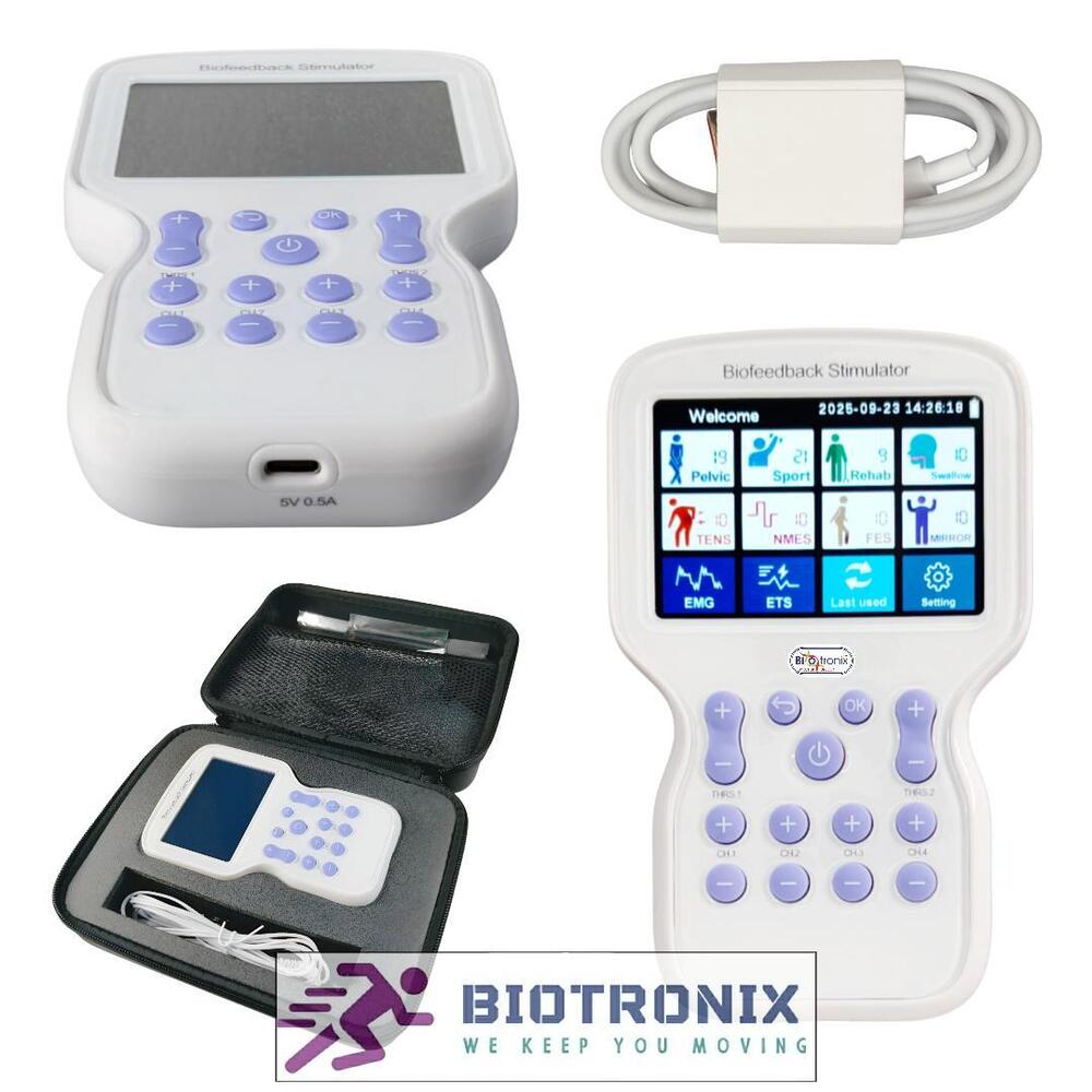 KM-580 Advanced EMG Biofeedback Physiotherapy Equipment with Touch Screen and PC Software