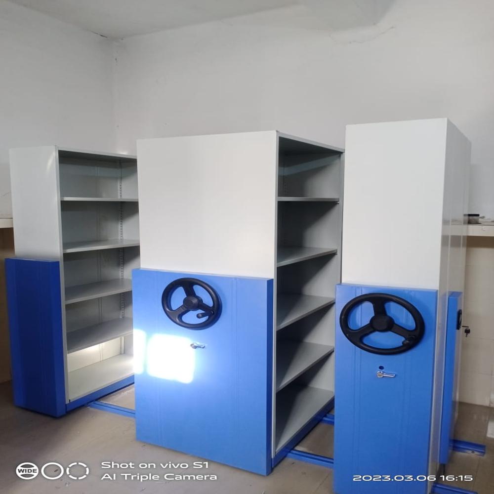 Mobile Storage Compactor Rack - Artwork: Machine Made