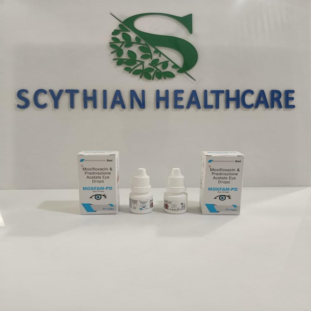 MOXIFLOXACIN HYDROCHLORIDE 0.5%+ PREDNISOLONE ACETATE 1% + BENZALKONIUM CHLORIDE 0.02% EYE DROP